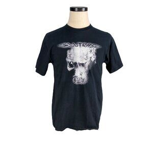 Gildan Black Hell Trash Heavy Metal Graphic T-Shirt M Ultra Cotton Preshrunk